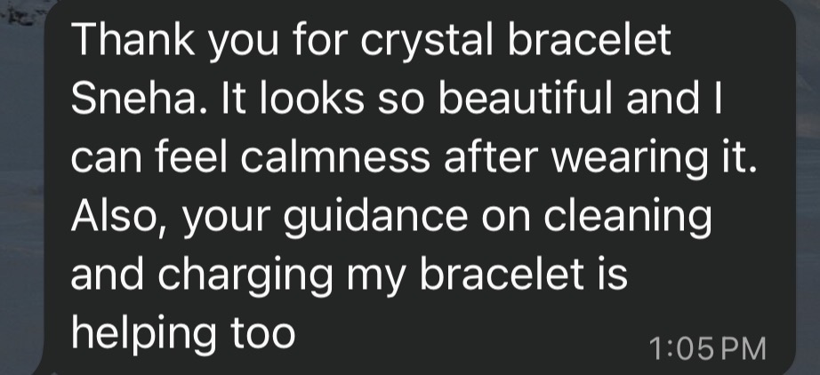 Genuine Energized Crystal Bracelet at Prana Shakti Healing and Wellness