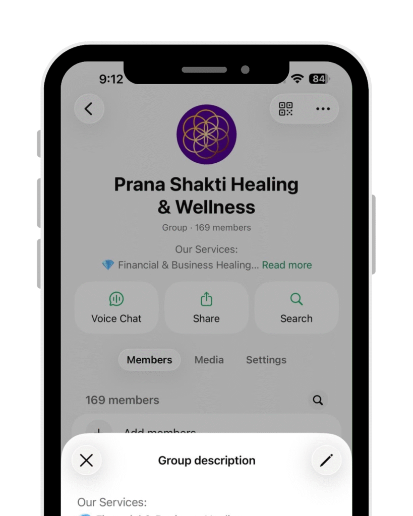 PRANIC HEALING PUNE WHATSAPP GROUP